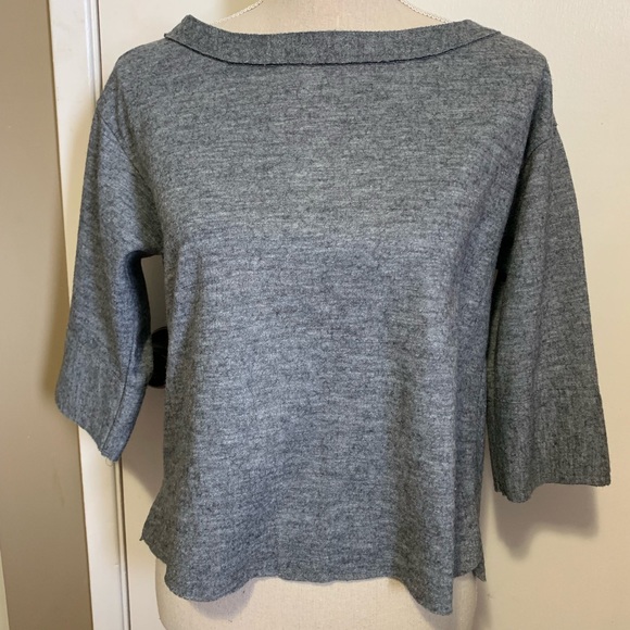 Loft 82 Shirt Medium Grey Polyester Cotton - Picture 2 of 10